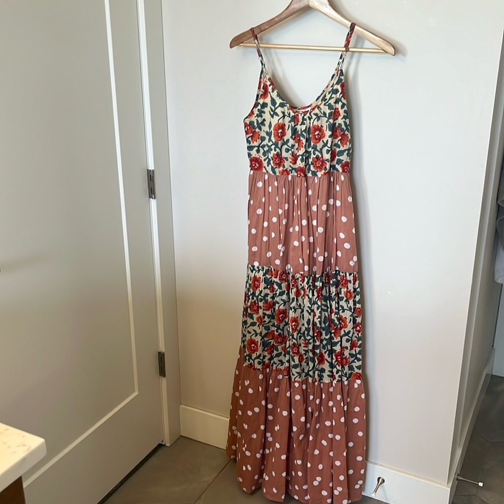 Adorable size small roller rabbit, maxi dress. From Anthropologie
